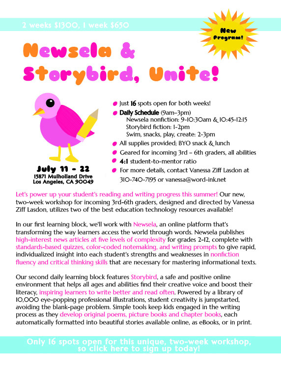 Newsela & Storybird, Unite!